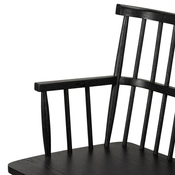Aspen Bench - Black Oak