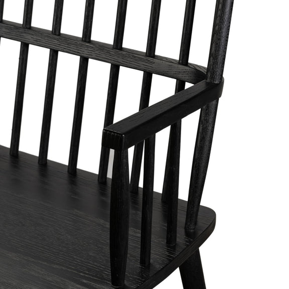 Aspen Bench - Black Oak