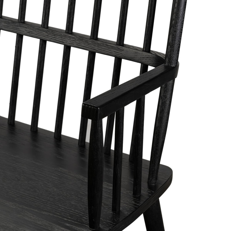 Aspen Bench - Black Oak