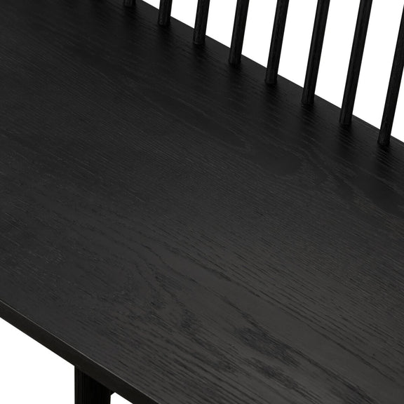 Aspen Bench - Black Oak