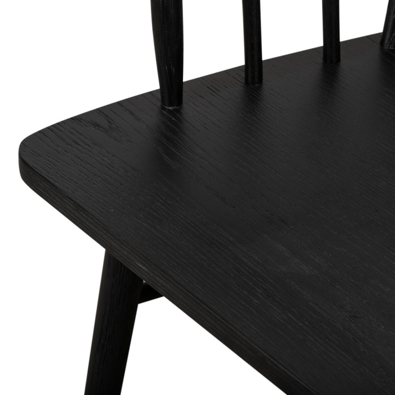 Aspen Bench - Black Oak