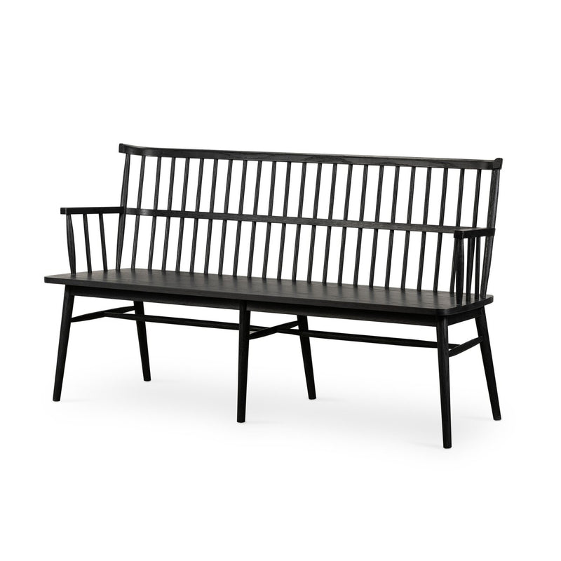 Aspen Bench - Black Oak