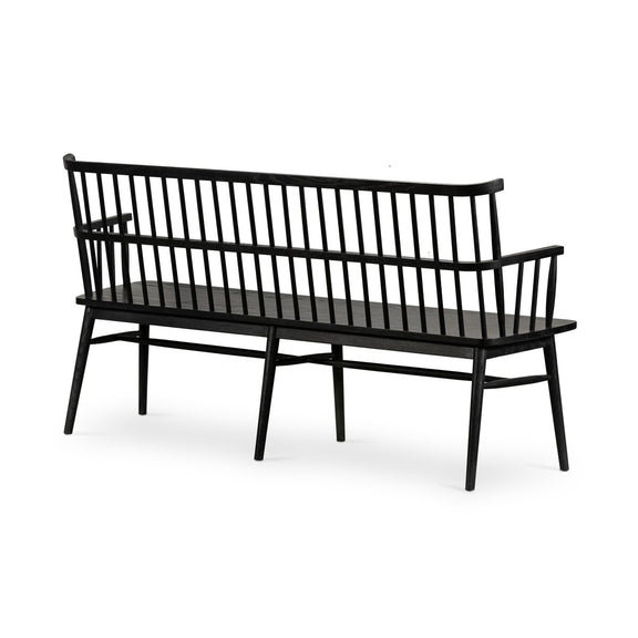 Aspen Bench - Black Oak