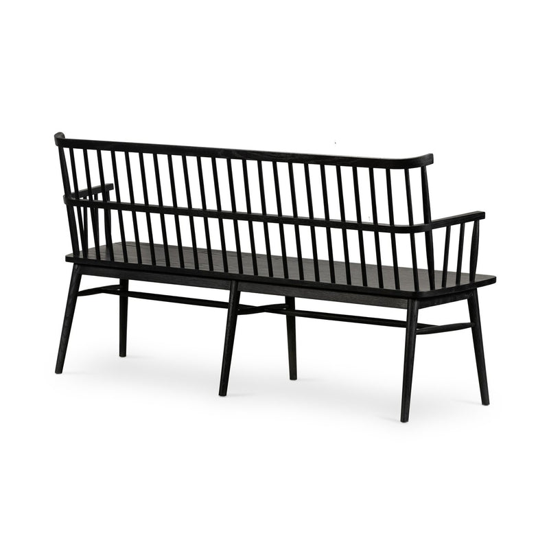 Aspen Bench - Black Oak