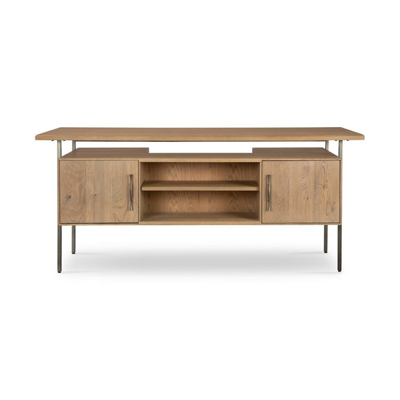 Lauren Desk - Natural Solid Oak