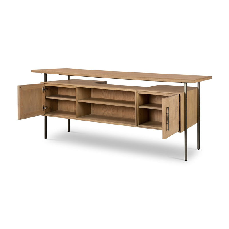 Lauren Desk - Natural Solid Oak