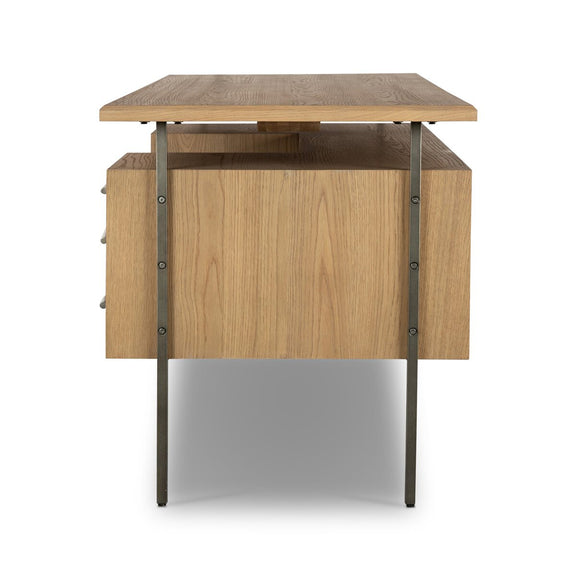 Lauren Desk - Natural Solid Oak