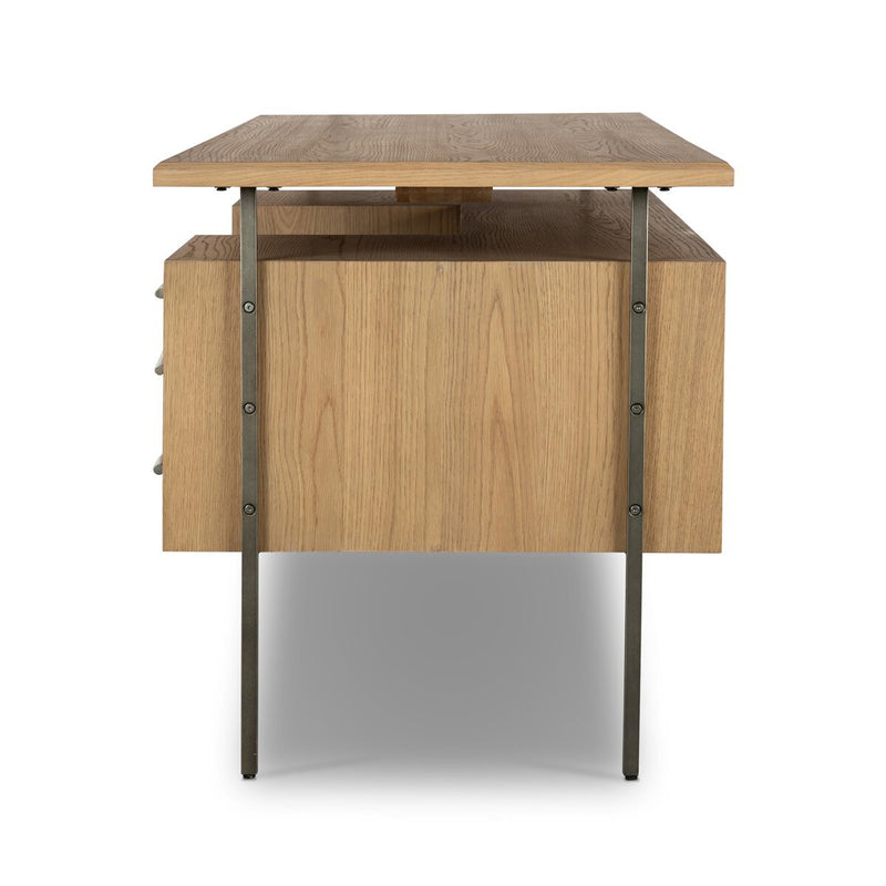 Lauren Desk - Natural Solid Oak