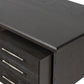 Lauren Desk - Charcoal Oak Veneer