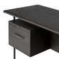 Lauren Desk - Charcoal Oak Veneer