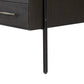Lauren Desk - Charcoal Oak Veneer