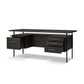 Lauren Desk - Charcoal Oak Veneer
