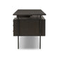 Lauren Desk - Charcoal Oak Veneer