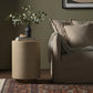 Crosby Side Table - Light Cream Shagreen