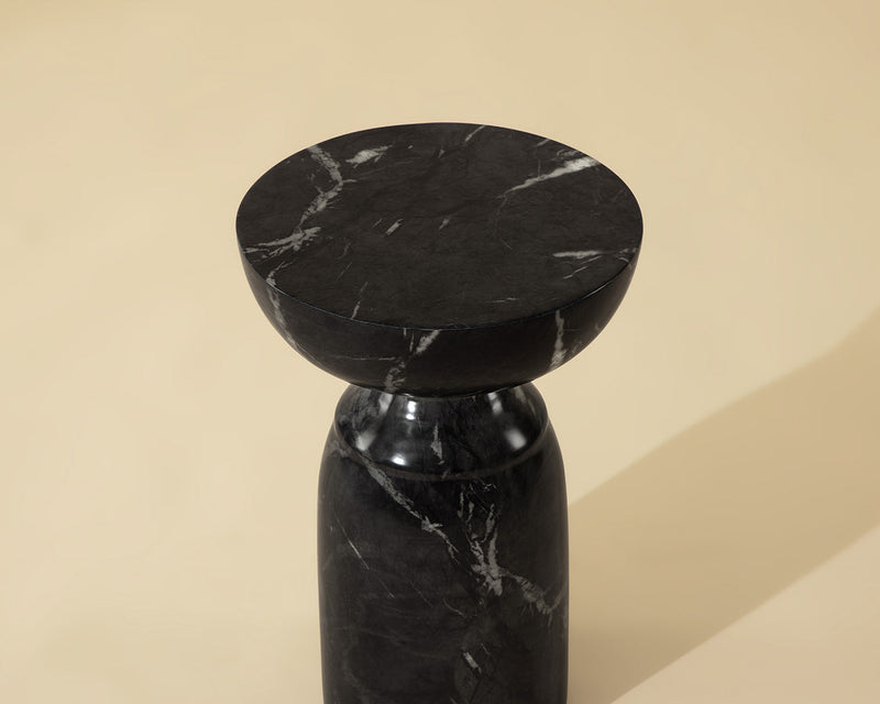 Goya End Table - Marble Look