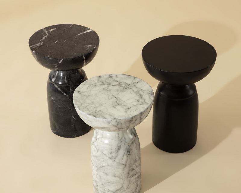 Goya End Table - Marble Look