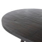 Eberwin Round Ext Dining Table - Dark Carbon
