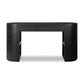 Pilar Desk - Ebony Oak Veneer