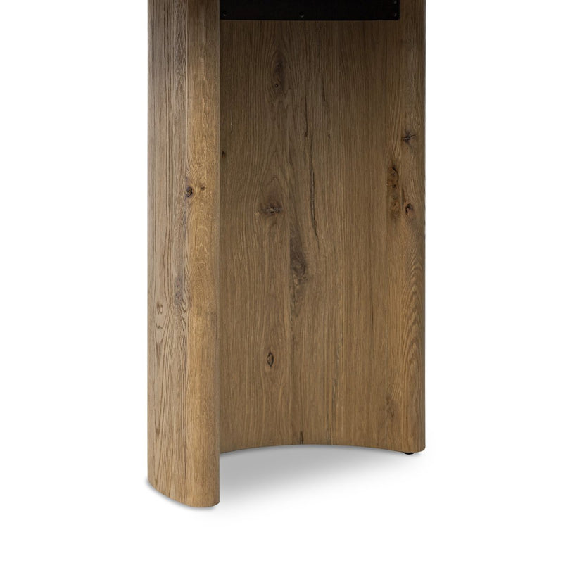 Paden Dining Table - Worn Oak Veneer