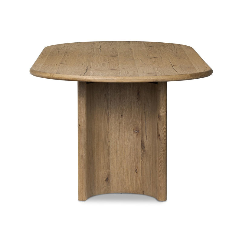 Paden Dining Table - Worn Oak Veneer