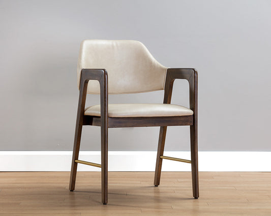 Milton Dining Armchair - Smoke Acacia