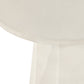 Bowman Outdoor End Table - White Concrete