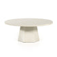 Bowman Outdoor Coffee Table - White Concrete