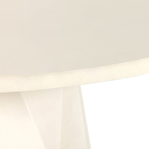 Bowman Outdoor Dining Table - White Concrete
