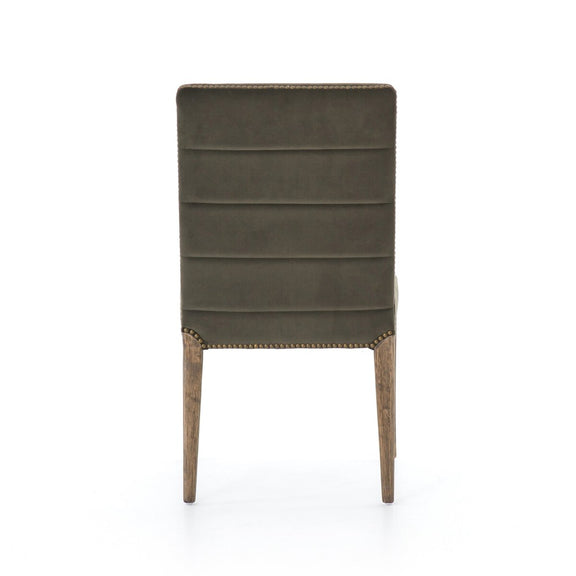 Nate Dining Chair - Modern Velvet Loden
