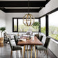 Nate Dining Chair - Modern Velvet Loden