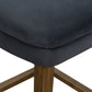 Task Swivel Stool - Modern Velvet Shadow