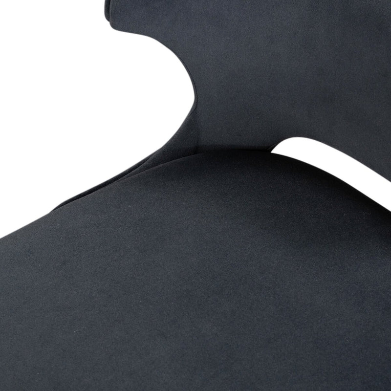 Task Swivel Stool - Modern Velvet Shadow