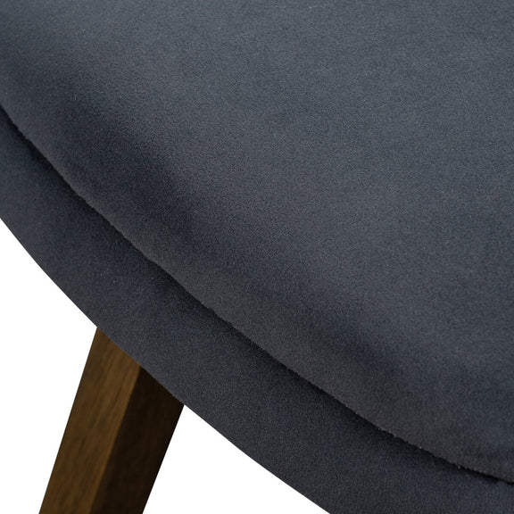 Task Swivel Stool - Modern Velvet Shadow