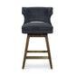 Task Swivel Stool - Modern Velvet Shadow