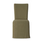 Vista Slipcovered Dining Chair - Broadway Olive
