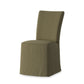 Vista Slipcovered Dining Chair - Broadway Olive