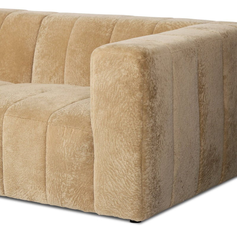 Langham Channeled 3-Piece Sectional - Ravello Camel