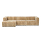 Langham Channeled 3-Piece Sectional - Ravello Camel