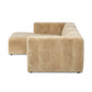 Langham Channeled 3-Piece Sectional - Ravello Camel