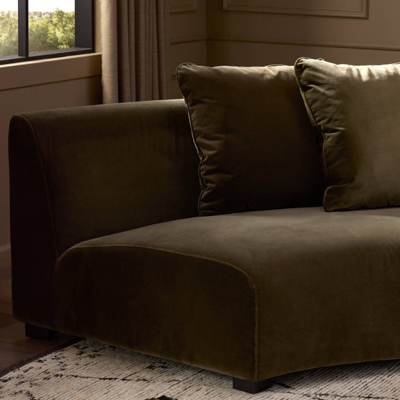 Liam Sectional - Surrey Olive