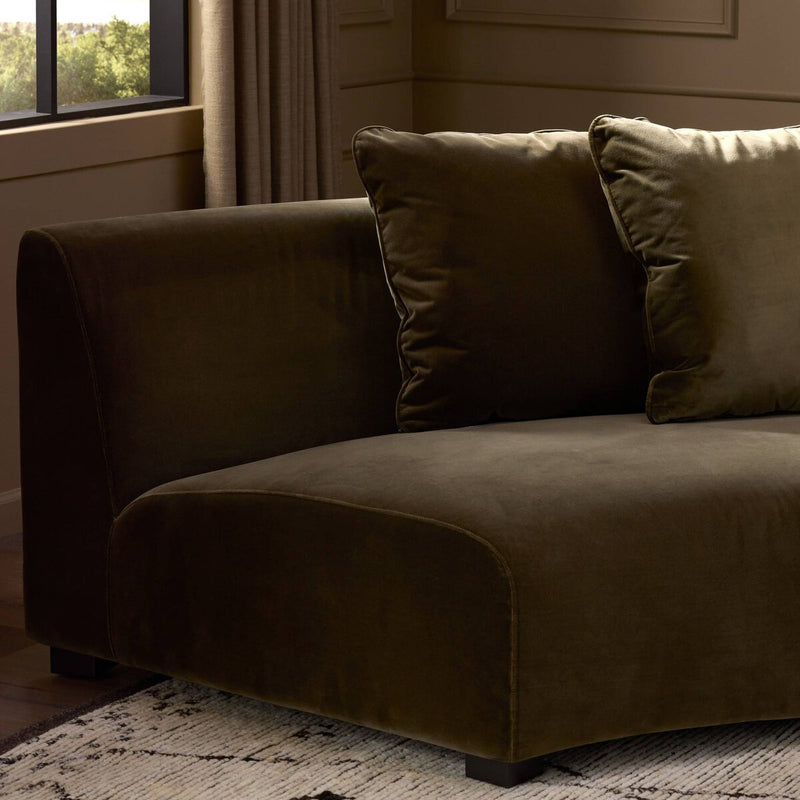 Liam Sectional - Surrey Olive