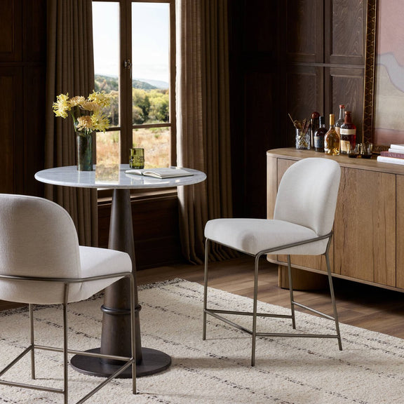 Astrud Bar + Counter Stool - Crypton Nomad Snow