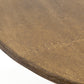 Powell Dining Table - Bright Brass Clad