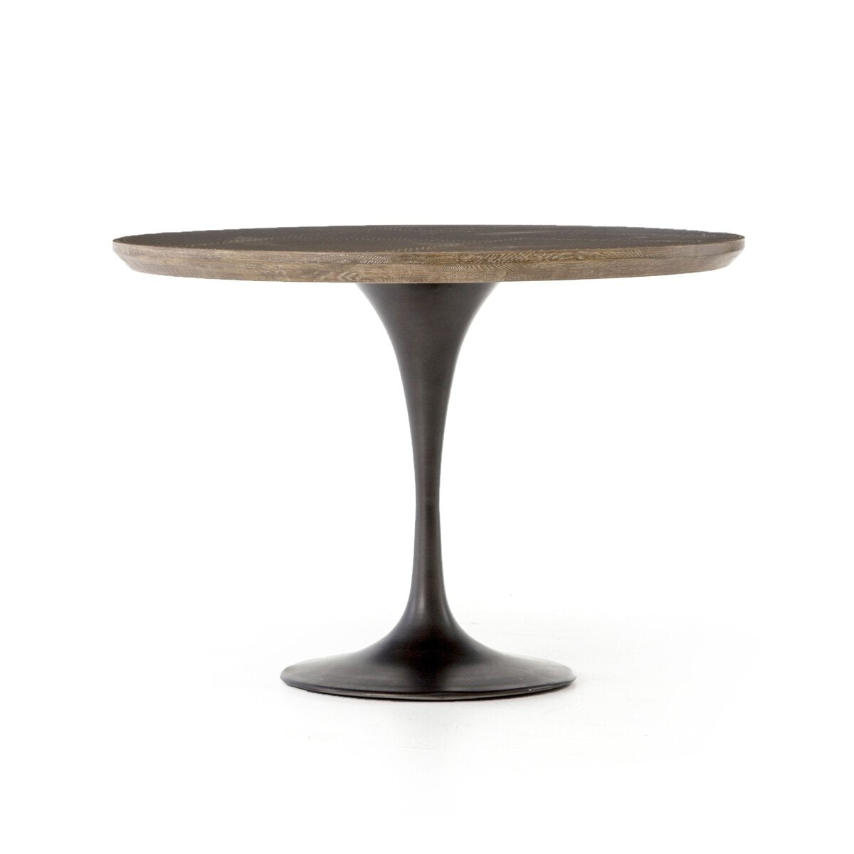 Powell Dining Table - Bright Brass Clad
