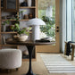 Powell Dining Table - Bright Brass Clad