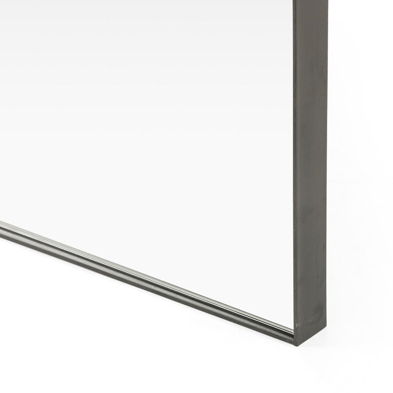 Bellvue Floor Mirror - Rustic Black