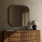 Bellvue Square Mirror - Rustic Black
