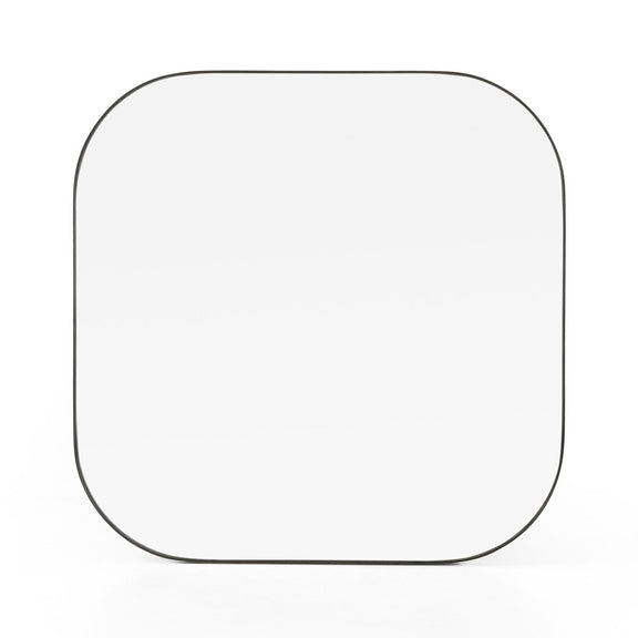 Bellvue Square Mirror - Rustic Black