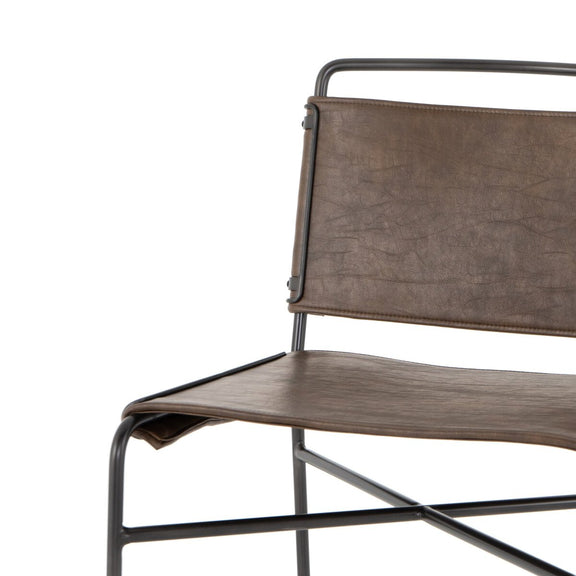 Wharton Dining Chair - Distressed Brown