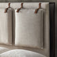 Leigh Upholstered Bed - Hockney Ivory